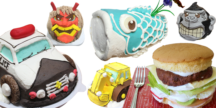 ショベルカーの立体細工ケーキオーダーメイドケーキならパティスリーマルベリ