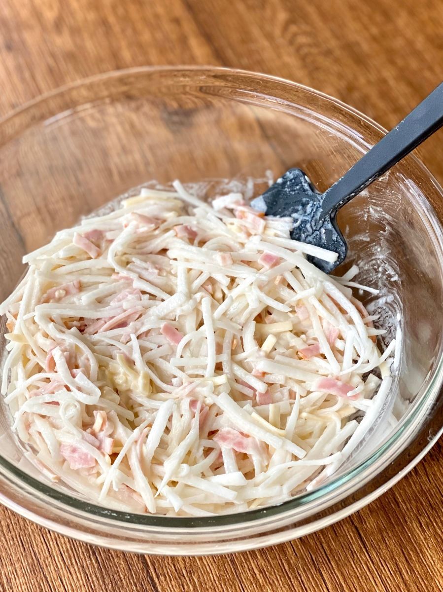 ベーコンチーズ大根もちクラシル