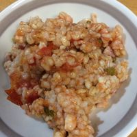 簡単なのに本格的！とろ～り美味！雑穀入りトマトチーズリゾット