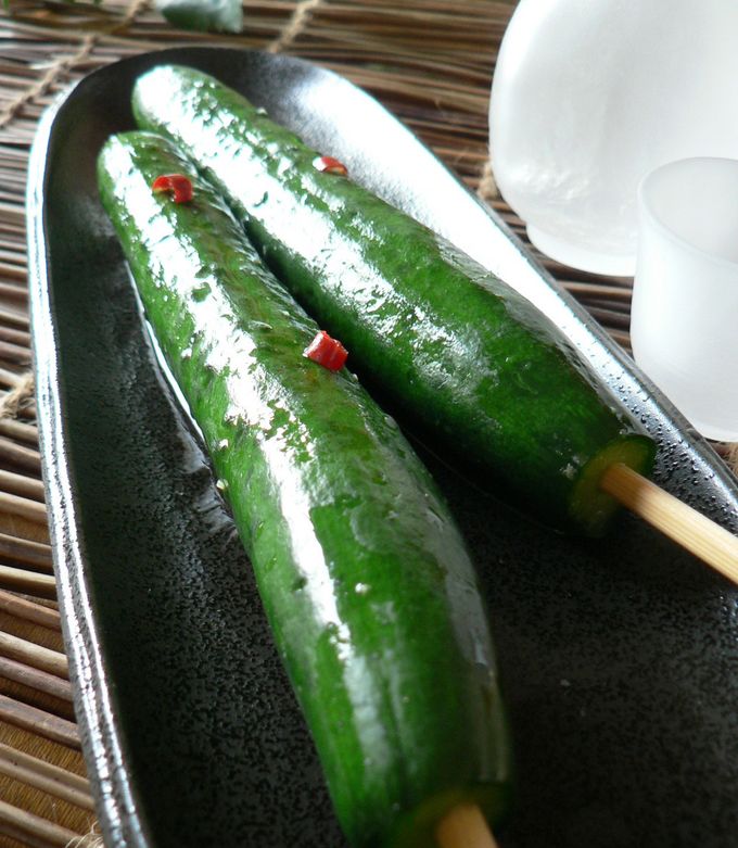 夏祭り気分満載！簡単きゅうりの1本漬けレシピ🥒✨ダイエットにも最適
