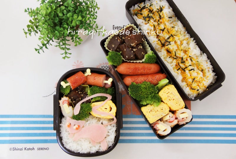 息子弁当 ポケモン☆ミュウ&ミュウツー キャラ弁 海苔切りちーちゃん＊キャラ弁♪