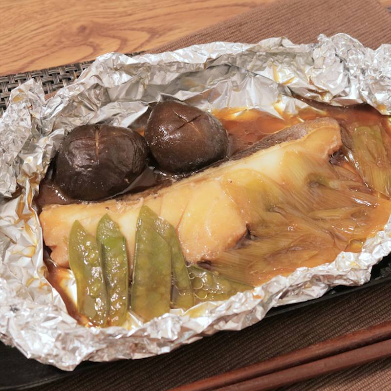 鰆と味噌バターのホイル焼き