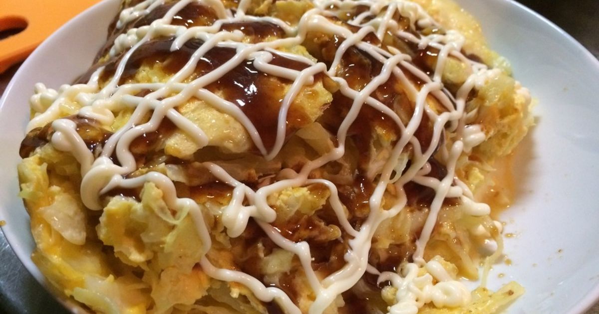 簡単ダイエットレシピ 太らないキャベツ焼の作り方・節約レシピ・電子レンジ・ライスペーパ