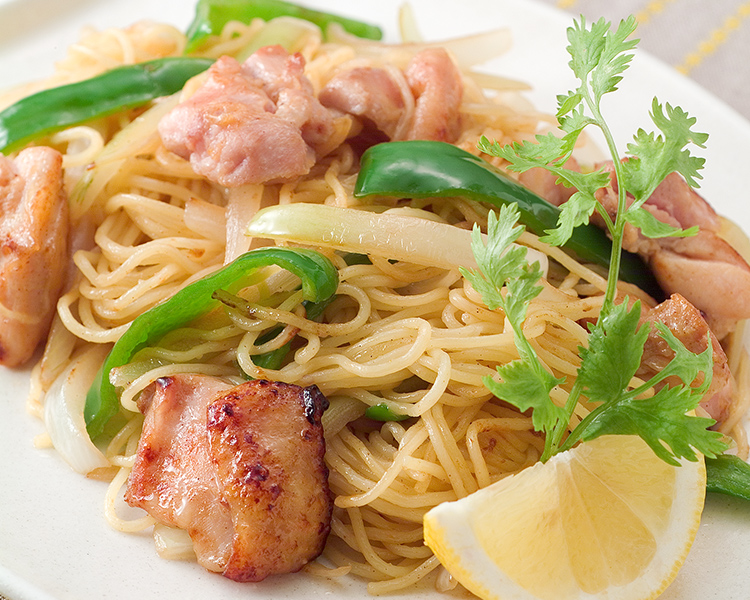 塩焼きそば 鶏肉