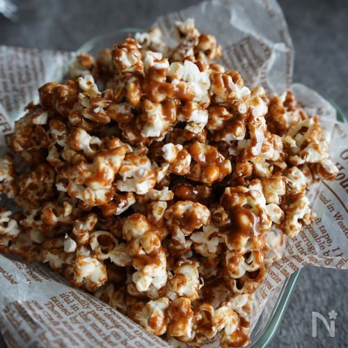 楽天市場 キャラメルポップコーン Mサイズ : HOLLYWOOD POPCORN