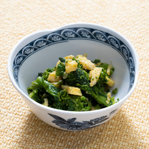 手軽に家庭で作れる介護食 ほうれん草の菜種和えわさび風味 ペースト 訪問歯科ネット