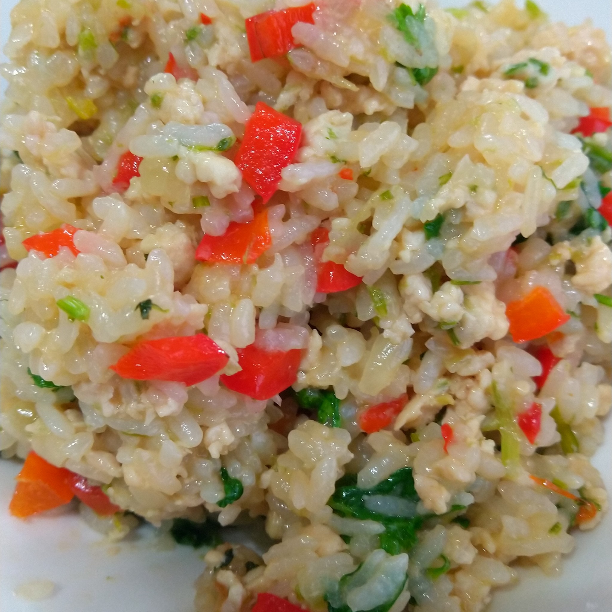 卵なしレタスチャーハン