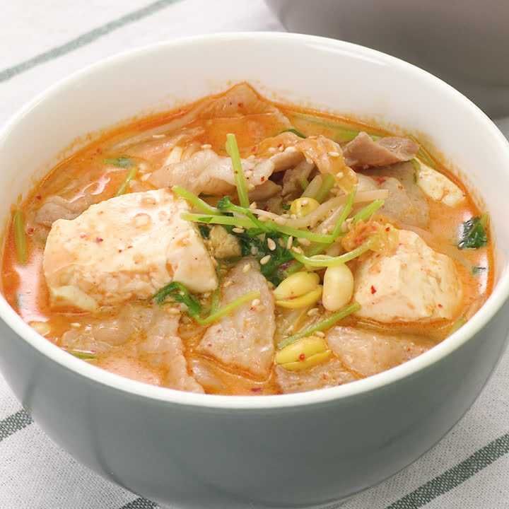ピリ辛ヘルシー！「豆腐×キムチ」で簡単あと一品フーディストノート