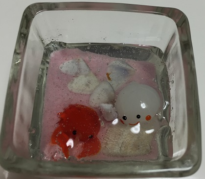 ジェルキャンドルを久し振りに作りました。でも失敗？成功？不器用さんのハンドメイド