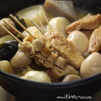 レンコンつくね入り白だしおでん