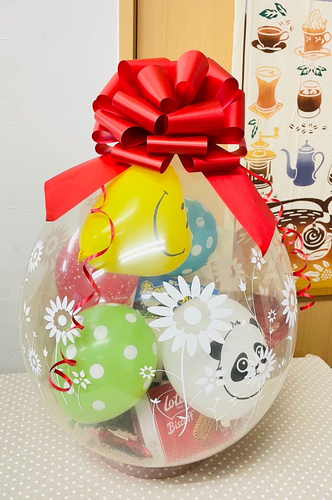 父の日に バルーンお菓子ブーケ を手作りプレゼント！おつまみセットの完成