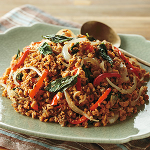 ガパオ風そぼろ炒めライス