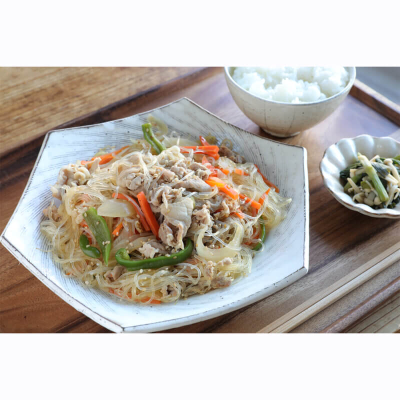 豚肉のチャプチェ風