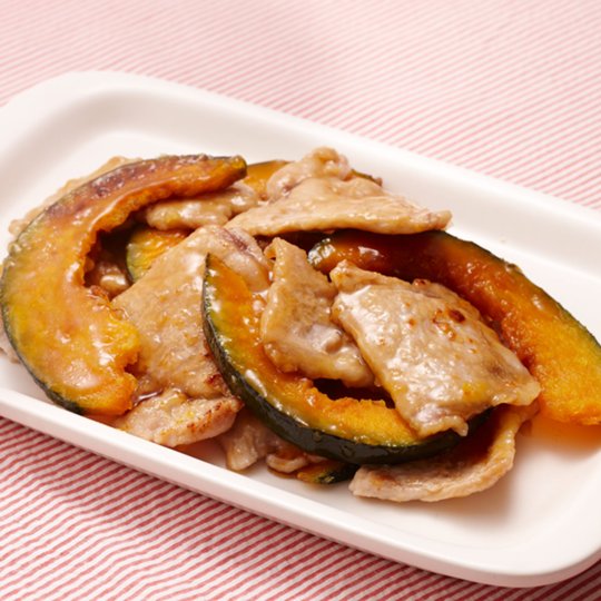豚肉とかぼちゃの煮ものきたやさいホクレン農業協同組合連合会