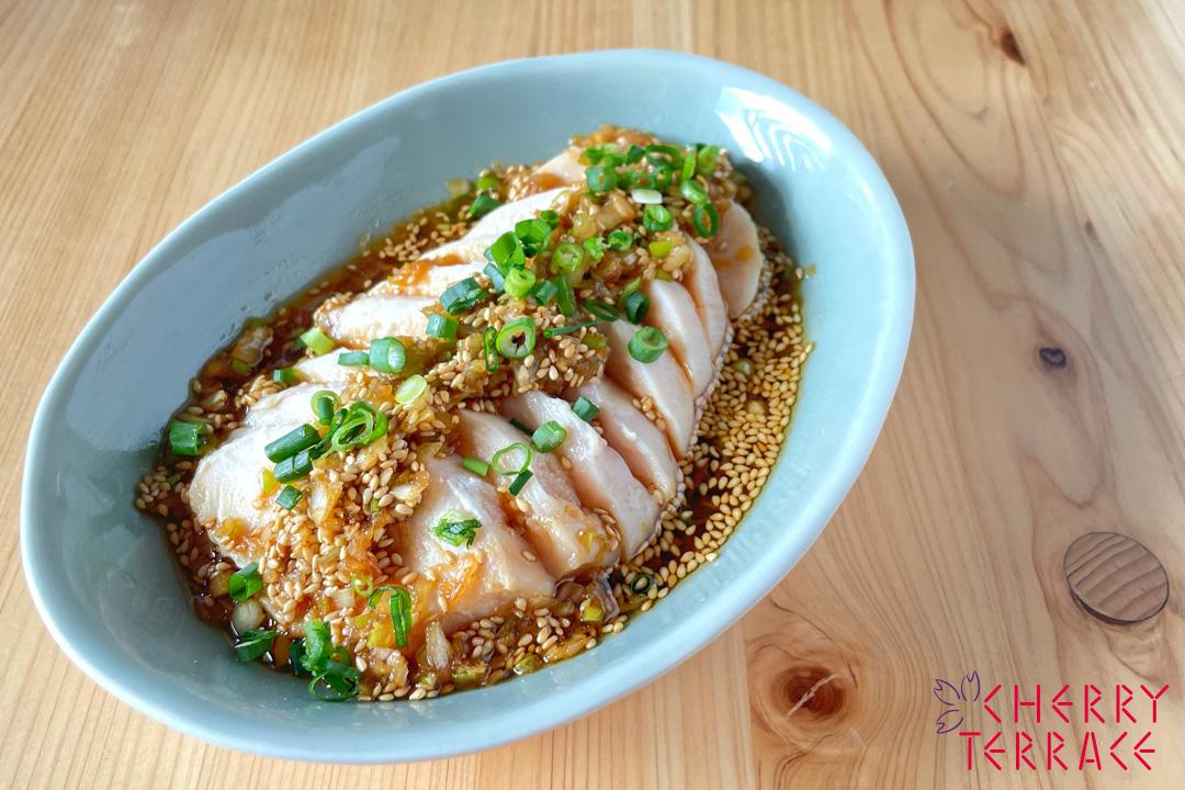 クリステル鍋で簡単しっとりよだれ鶏