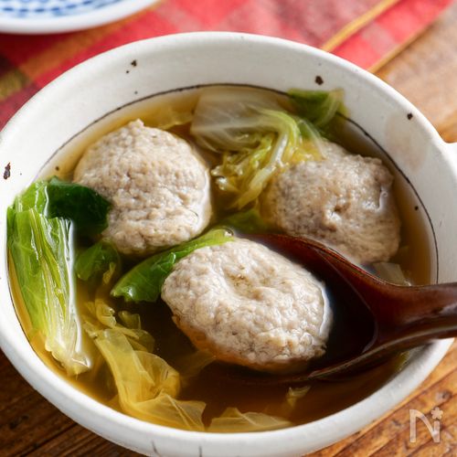 また作って！が聞ける♡『生姜薫る豚こまと白菜のうま味スープ』