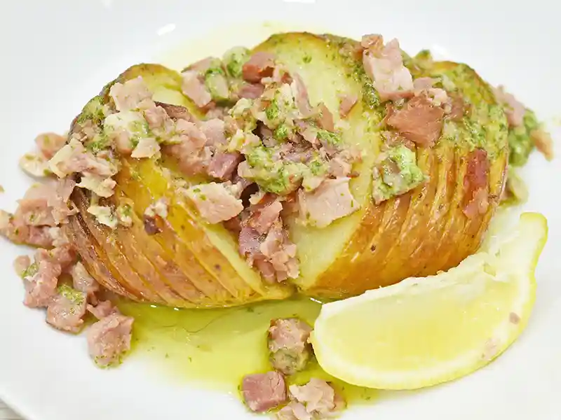 ハッセルバックBBQポテト 初級バーベキューレシピ