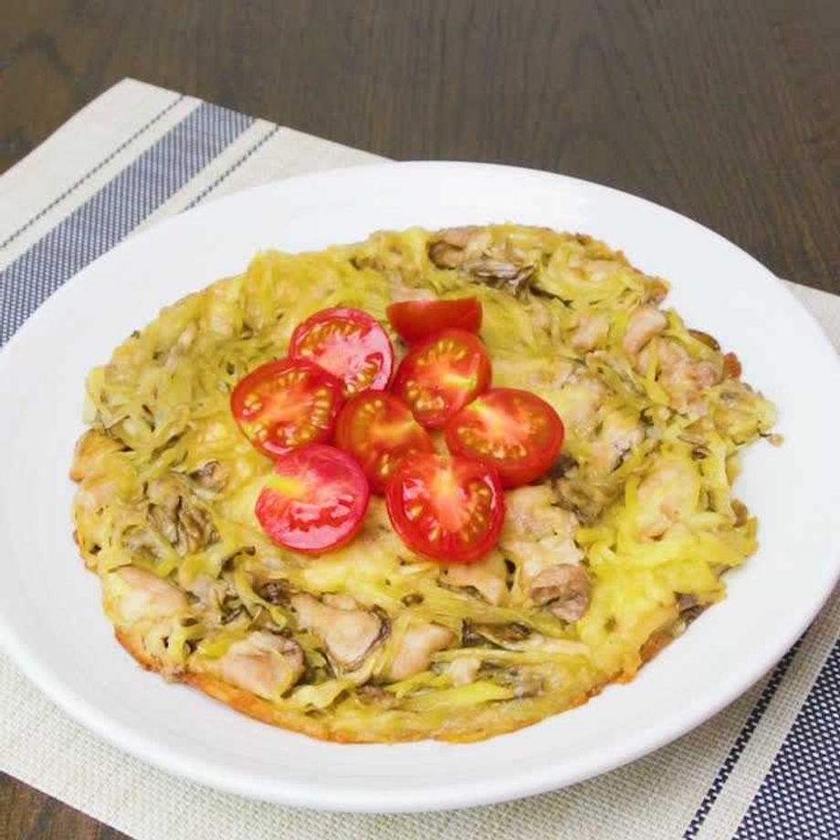 「豚こま肉とじゃがいものカリカリチーズ焼き」レシピ