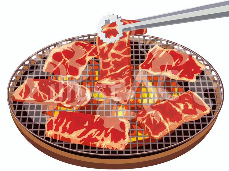 フリー写真調理中の焼肉でアハ体験GAHAG著作権フリー写真・イラスト素材集 - GAHAG著作権フリー写真・イラスト素材集