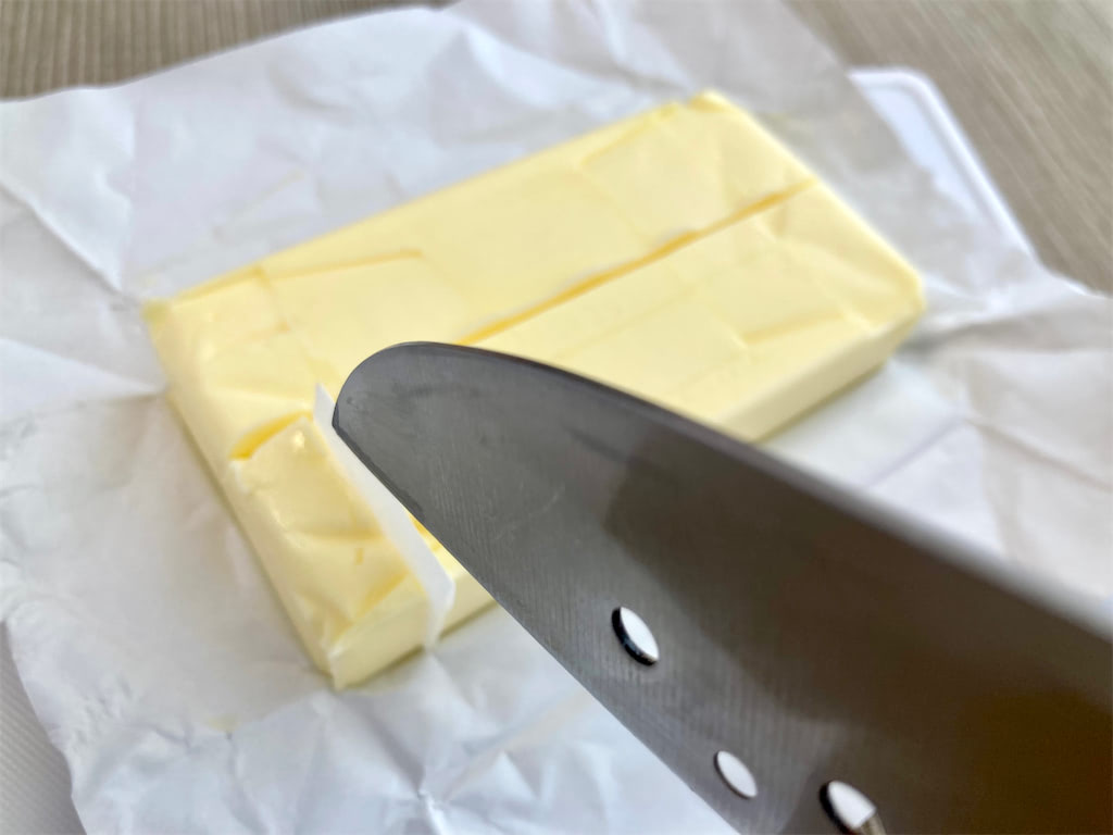 バターの切り方 保存用に
