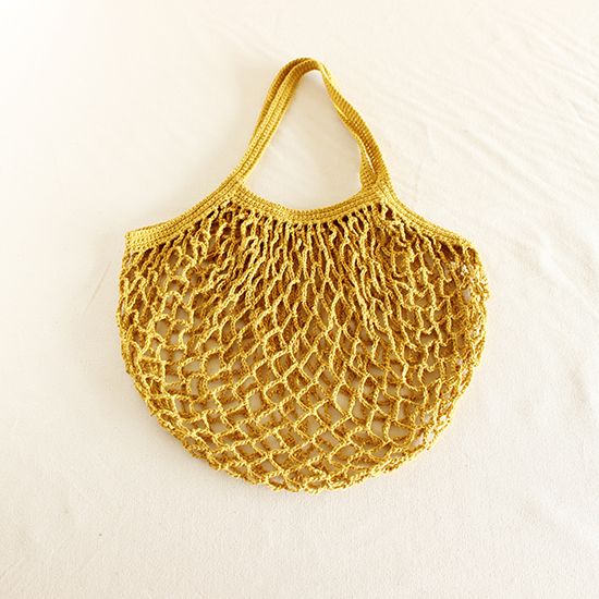 かぎ針編み 初心者のためのネットバッグ 編み図Ami-Chiku labo