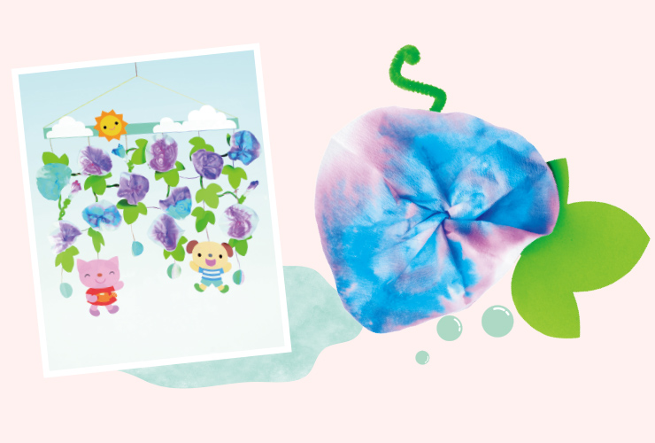 コーヒーフィルターであさがお作り！！デイサービス たのし～む