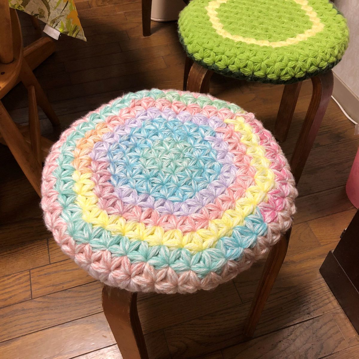 セリアのケークでバスケット編みハンドメイド沼の住人編む人りこすのブログ - 楽天ブログ