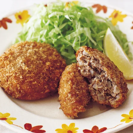 ジューシーメンチカツ~赤ワインデミソース~