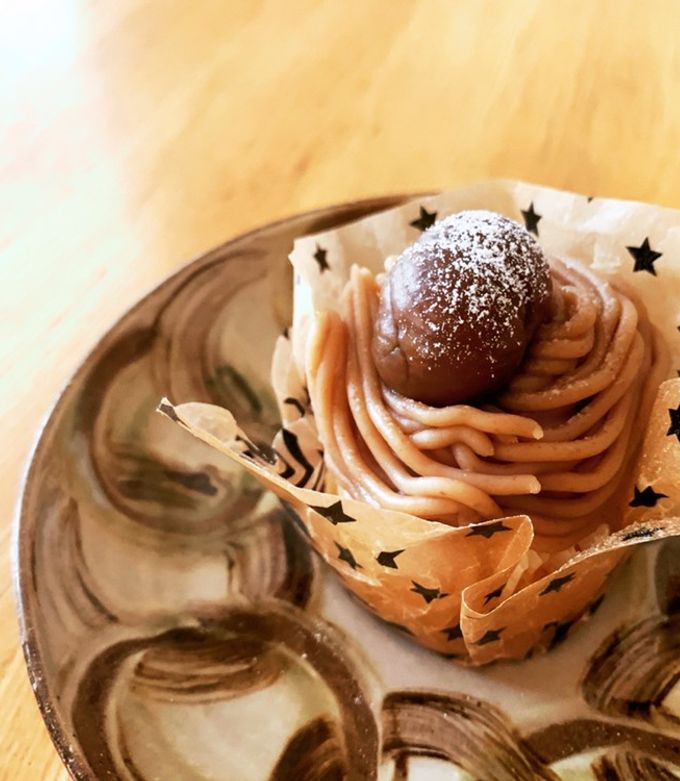 甘栗で作れる♡ モンブラン