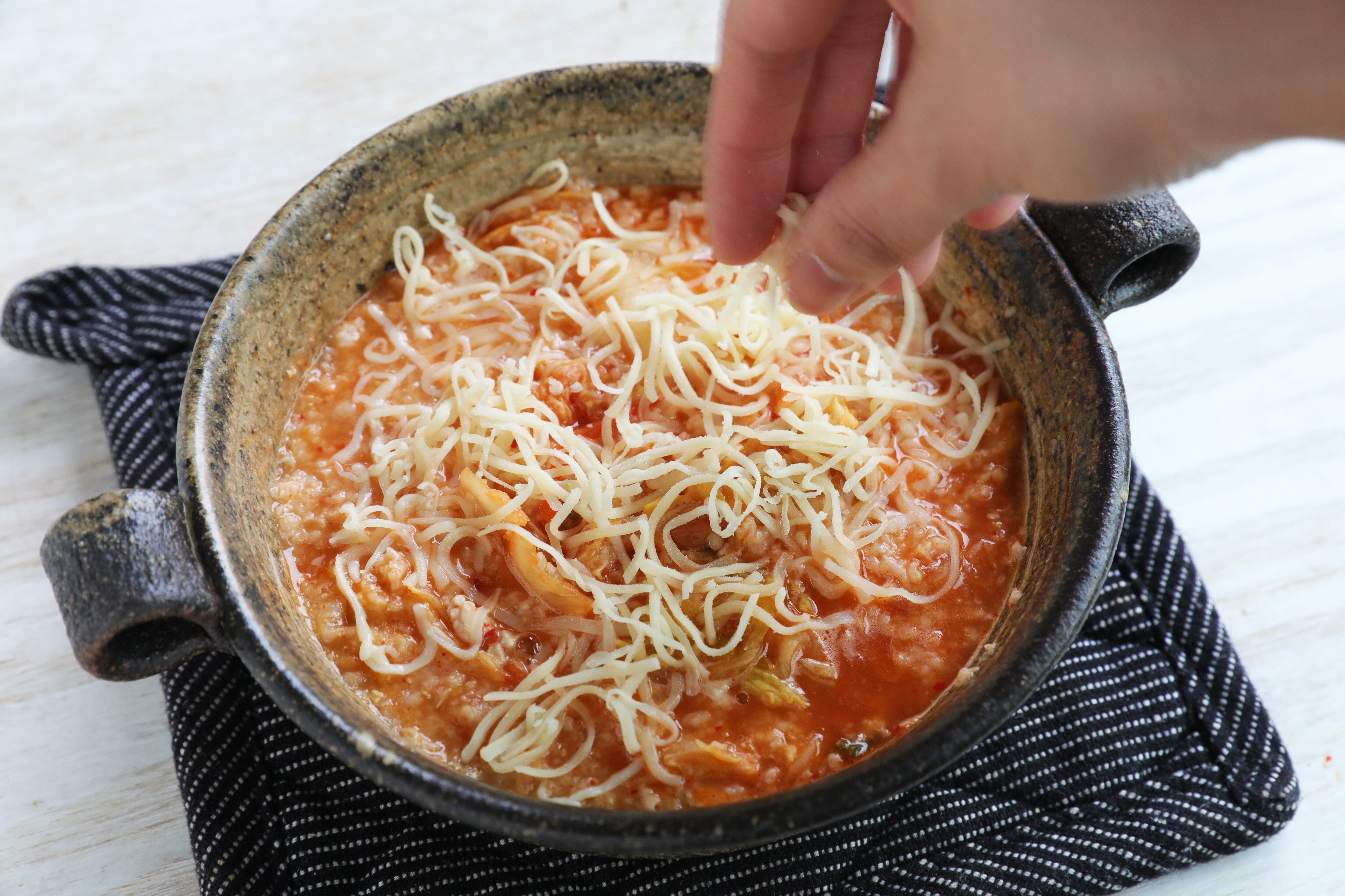 キメツケ オートミールキムチ雑炊のレシピ 3月15日