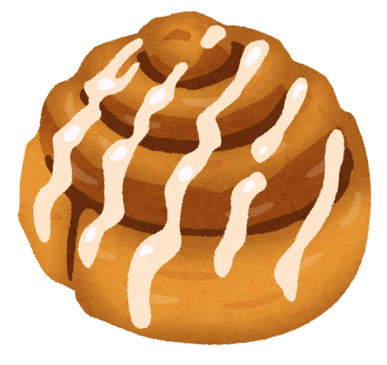 シナモンロールイラスト無料イラスト・フリー素材なら「イラストAC」