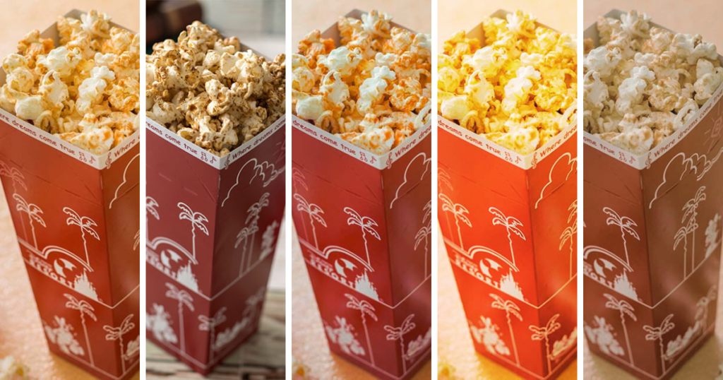 最新情報! ディズニーシーのポップコーン フレーバー別ゆうだっくのディズニーメモ