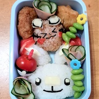立体ミュウ弁当☆ポケモンキャラ弁