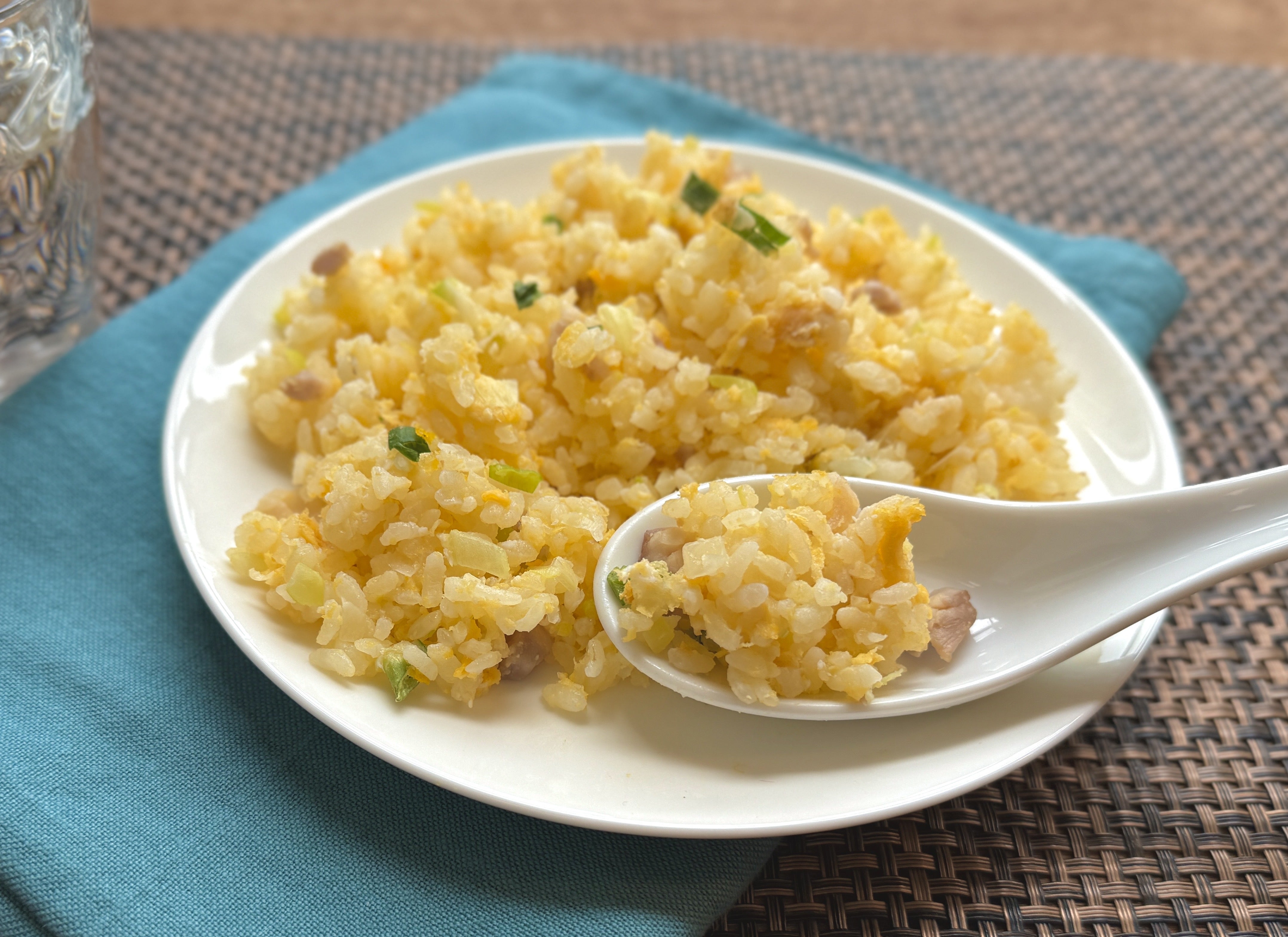 簡単♪♪卵なしでパラパラチャーハン