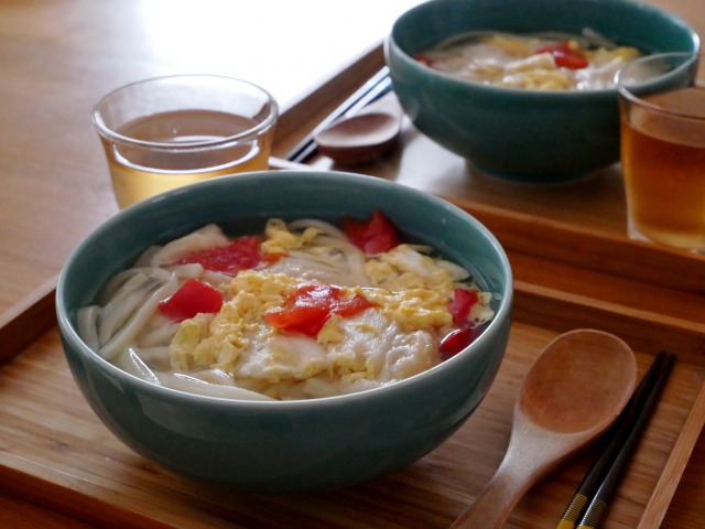 お腹に優しい☆めかぶうどん