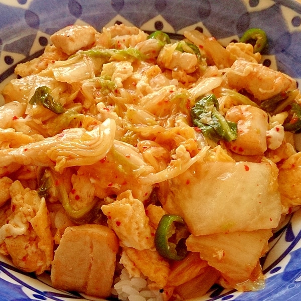 タマネギとササミのポン酢和え