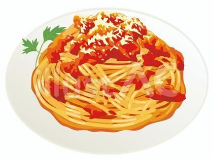 簡単 パスタ・スパゲティの描き方 イラスト