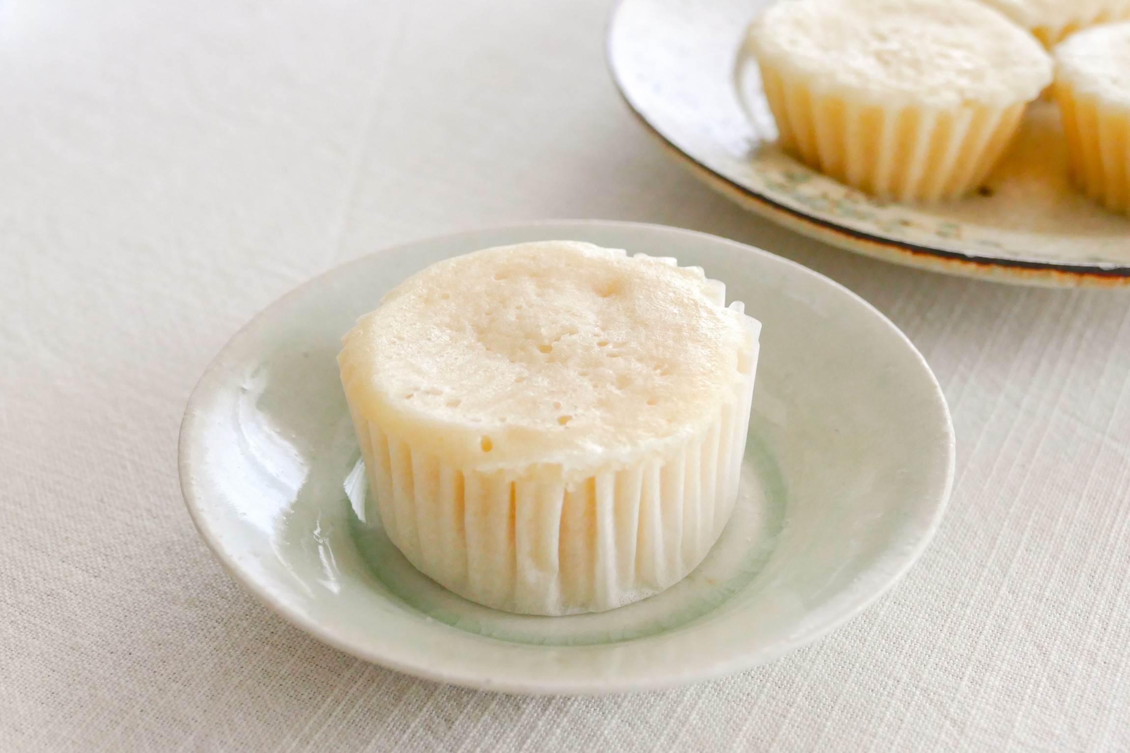炊飯器deふわふわ♪チーズ蒸しパン