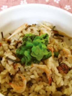 離乳食☆桜エビと人参の炊き込みごはん