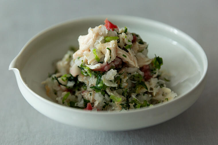 小松菜とジャコの混ぜごはん塩尻市給食レシピサイト こんこんレシピ