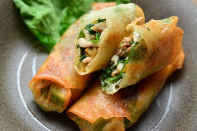 簡単おかず♪ 春菊とちくわのきんぴら