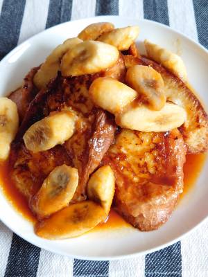 はちみつバナナのフレンチトースト