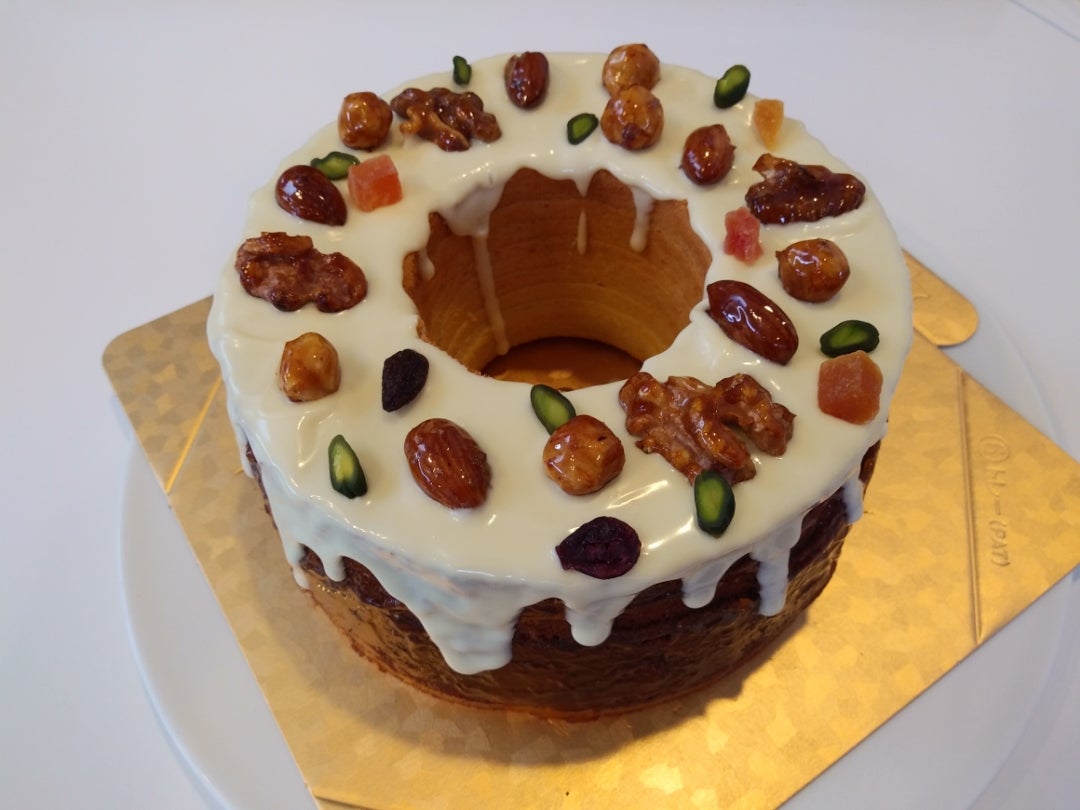 市販のバウムクーヘンにトッピングするだけ♡デコレーションリースケーキmichill byGMO ミチル