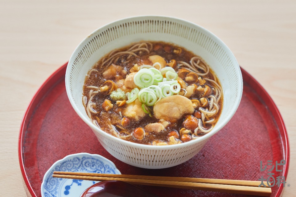 鶏南蛮蕎麦 、 鶏もも肉で簡単につくる - 魚料理と簡単レシピ
