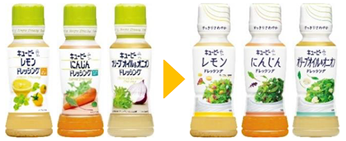 果実酢と果汁で野菜の風味を引き立てるドレッシング「緑キャップ」シリーズ、3品で新発売ニュースリリースキユーピ