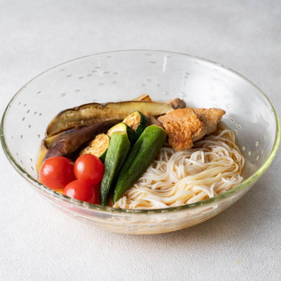 夏野菜の焼き浸し