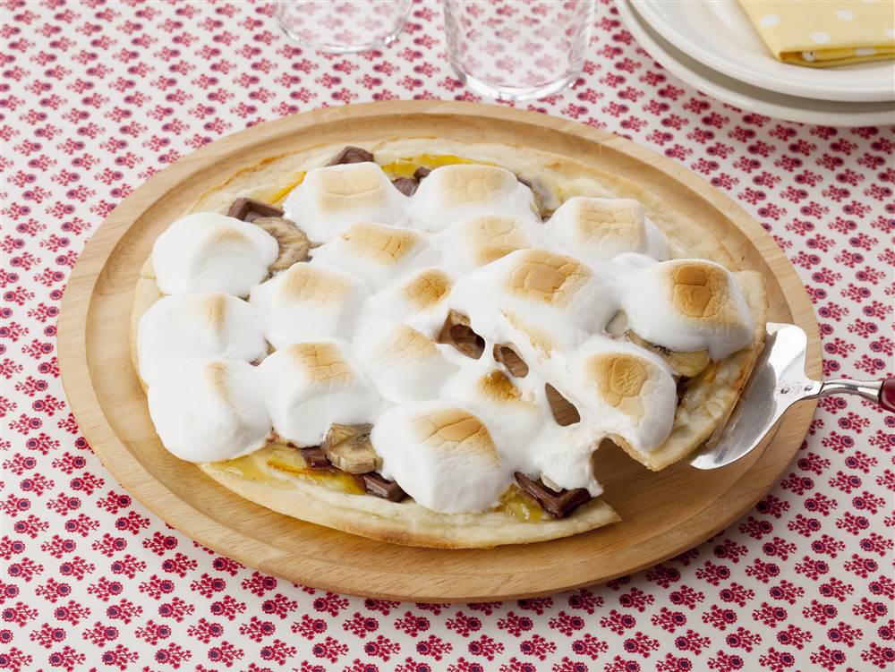 簡単「マシュマロピザ」の作り方♪ おやつやホムパにも