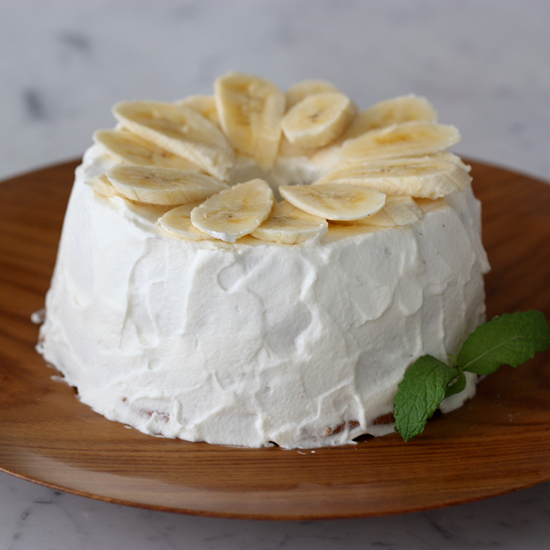 チョコバナナオートミールケーキ