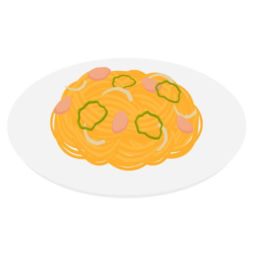 パスタイラストレイン🚂 - イラスト無料素材