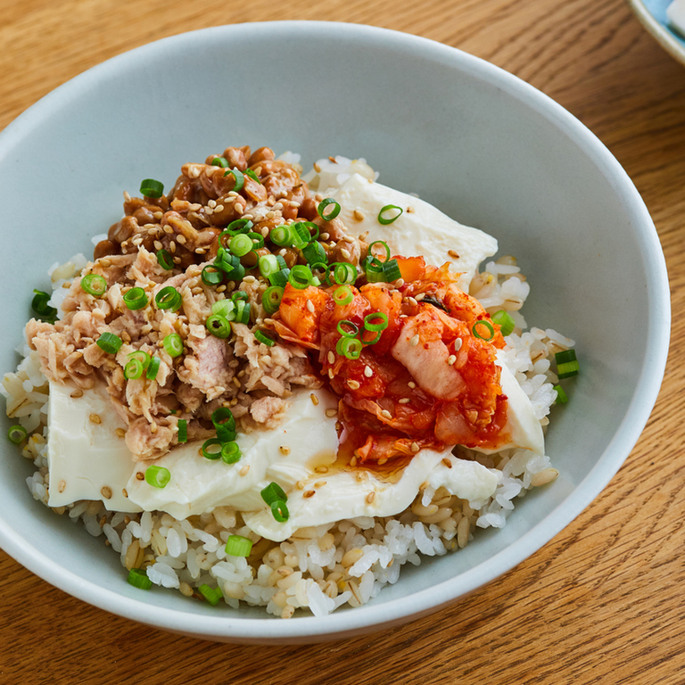 とろろ風納豆豆腐